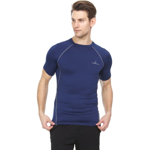 Thermajohn Men Short Sleeve Baselayer Cool Dry Compression T-Shirt for Athletic Workout and Running Thermajohn Men Short Sleeve Baselayer Cool Dry Compression T-Shirt for Athletic Workout and Running